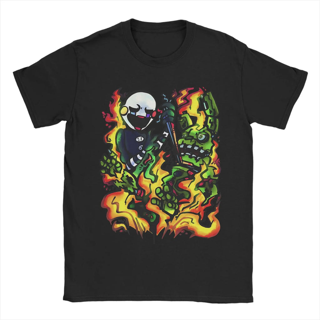 FNAF At Freddy's Cotton Tee Shirt Short Sleeve