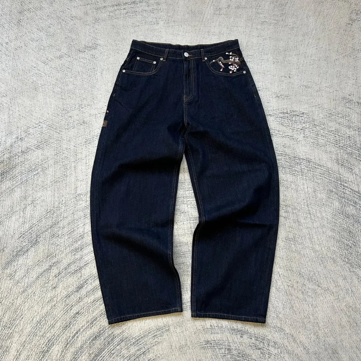 Derschutze Cherry Blossom Denim Jeans