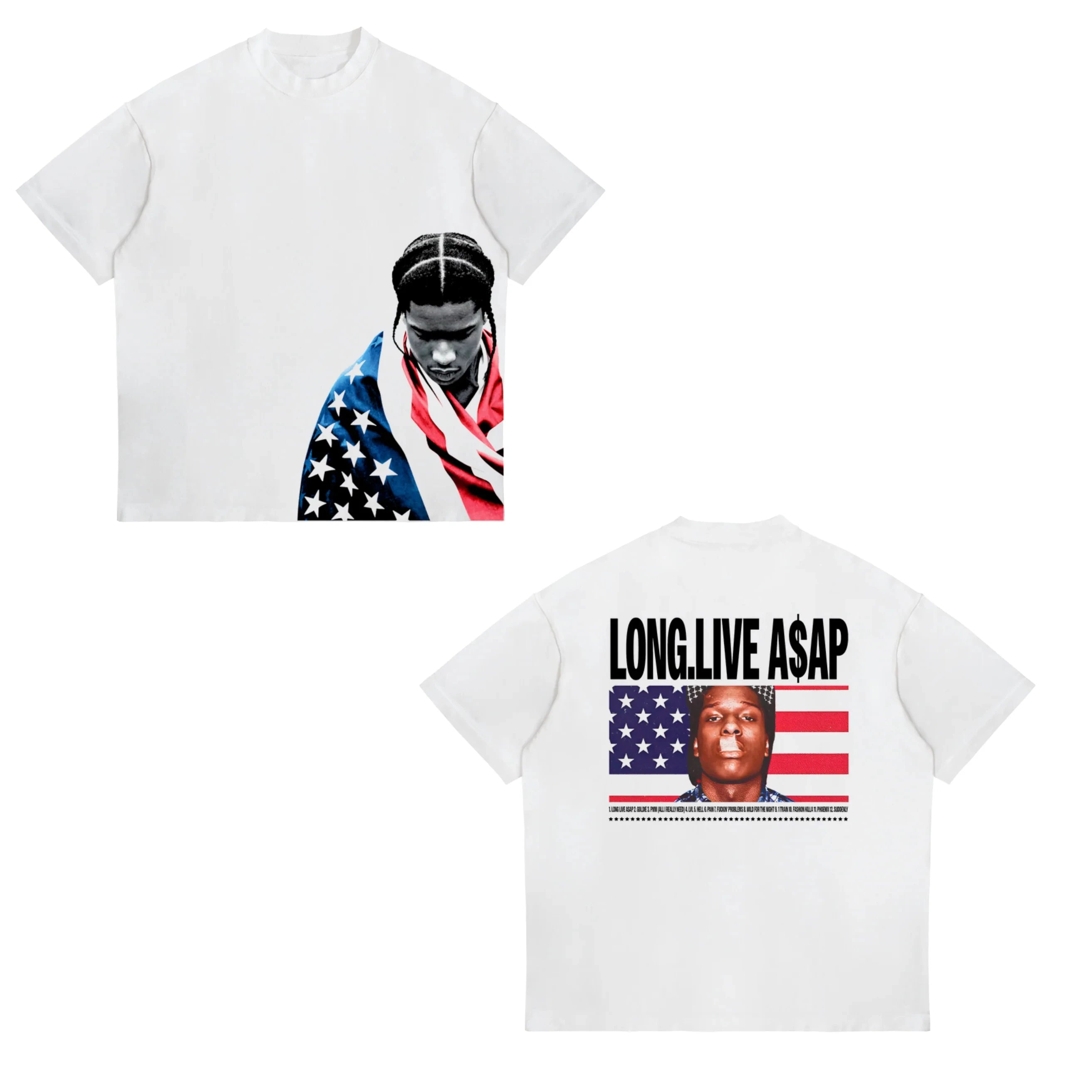2026 New ASAP ROCKY Short-sleeved T-shirt