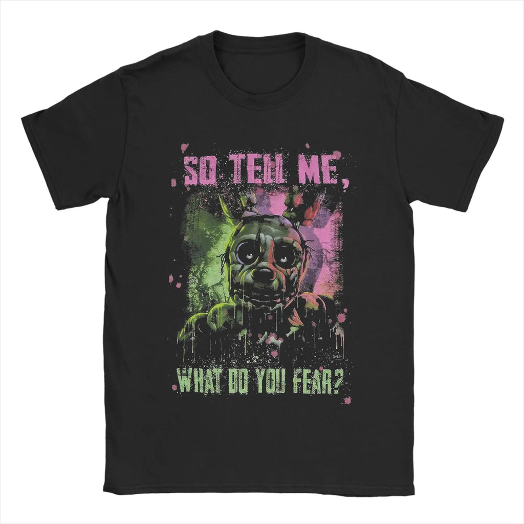 FNAF At Freddy's Cotton Tee Shirt Short Sleeve