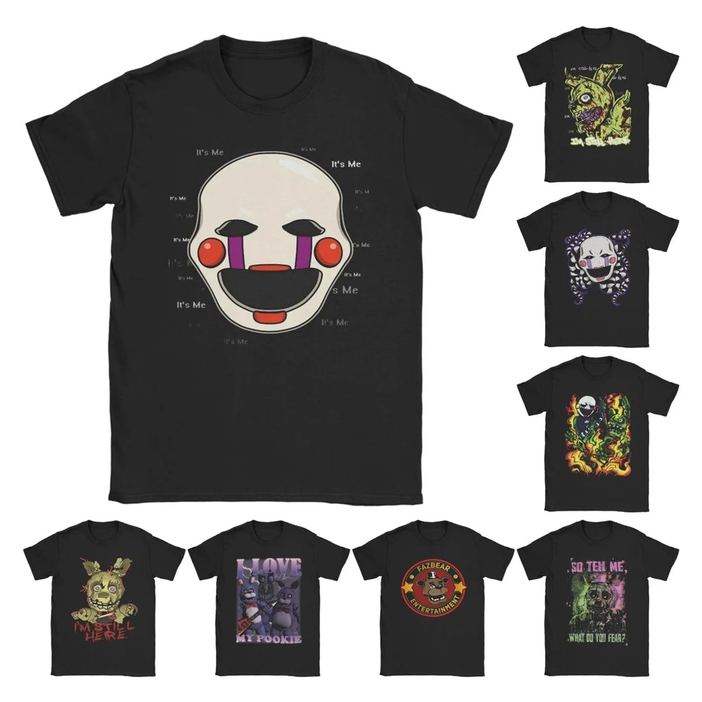 FNAF At Freddy's Cotton Tee Shirt Short Sleeve