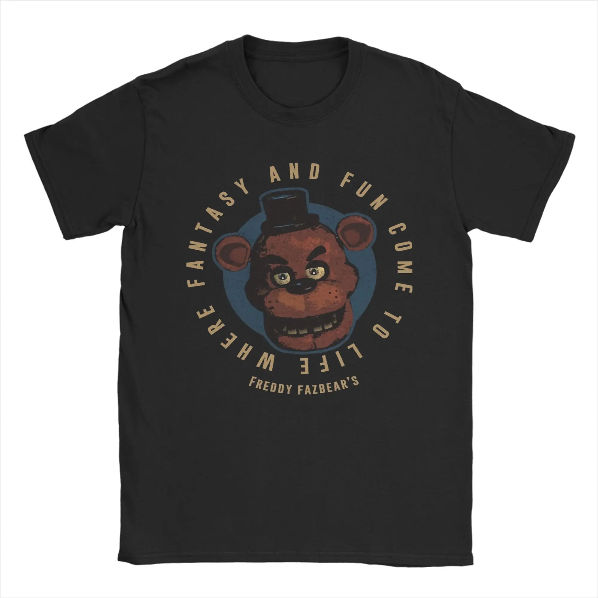 FNAF At Freddy's Cotton Tee Shirt Short Sleeve